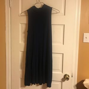 Navy shift dress